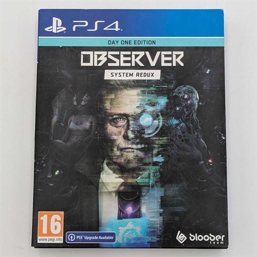 Observer System Redux Day One Edition - PS4 (A Grade) (Genbrug)